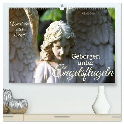 Geborgen unter Engelsflügeln (hochwertiger Premium Wandkalender 2027 DIN A2 quer), Kunstdruck in Hochglanz