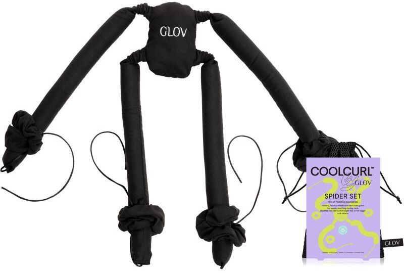 GLOV CoolCurl Spider Set accessoire pour former des boucles teinte Black 1 pcs