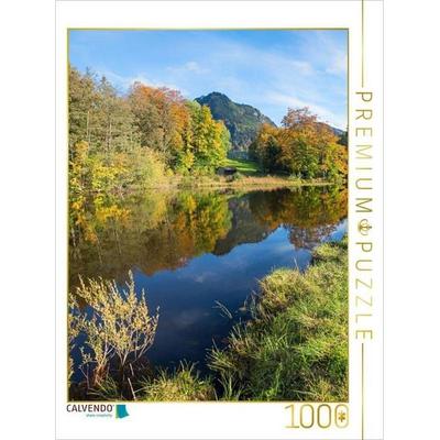CALVENDO Puzzle Moorweiher Oberstdorf | 1000 Teile Lege-Größe 64x48cm Foto-Puzzle für glückliche Stunden