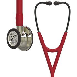 Littmann Stethoskop Cardiology IV Diagnostic, mit Doppelkopf, 69 cm Doppelschlauch, burgund, champagner Edelstahl-Bruststück