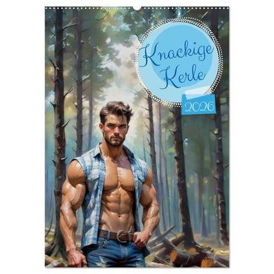 Knackige Kerle (Wandkalender 2026 DIN A2 hoch), CALVENDO Monatskalender