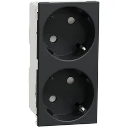 Schneider Electric Doppelsteckdose OL45 Unica NU306654