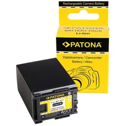 PATONA Akku passend für Canon BP827 FS FS10 FS100 FS11 FS200 FS21 FS22 – 7,4 Volt 2000 mAh