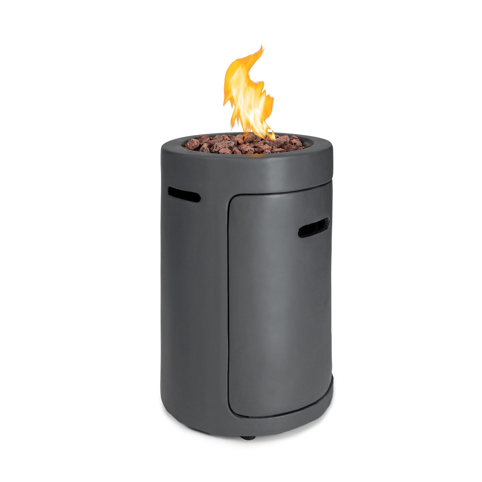 Crete Gas-Feuerstelle 13 kW Flüssiggas Edelstahl