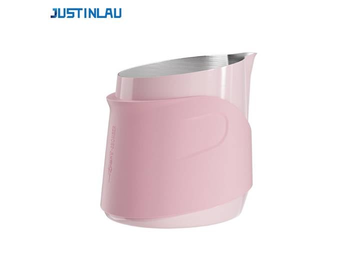 JUSTINLAU 400ml café Latte Art tasse en acier inoxydable mousse de lait pichet tasse avec échelle tasse à expresso lait outils de cuisson à la vapeur