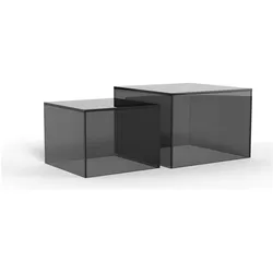 Actona »Dice« Couchtisch Rauchglas