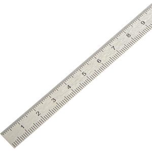 KS-Tools Stahlmaßstab 300.0102, 200mm, flexibel, Edelstahl