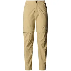 North Face, Damen, Outdoorhose, W Exploration Reg Straight Convertible P (38, S), Beige