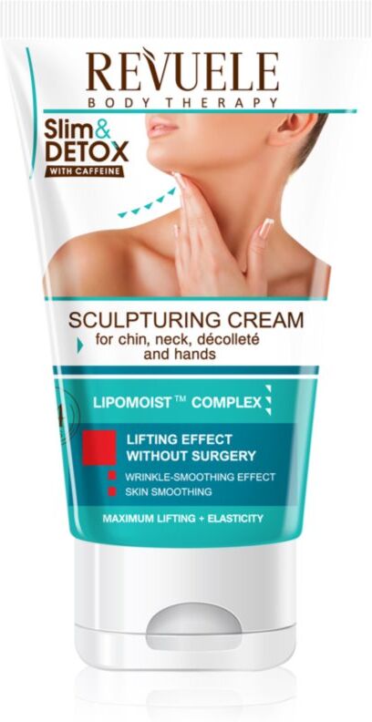 Revuele Slim & Detox With Caffeine crème stylisante cou et décolleté 150 ml