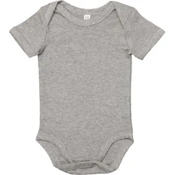 Babybugz Kinder Baby Body Baby-Body BZ10 heather grey melange 3-6 Monate