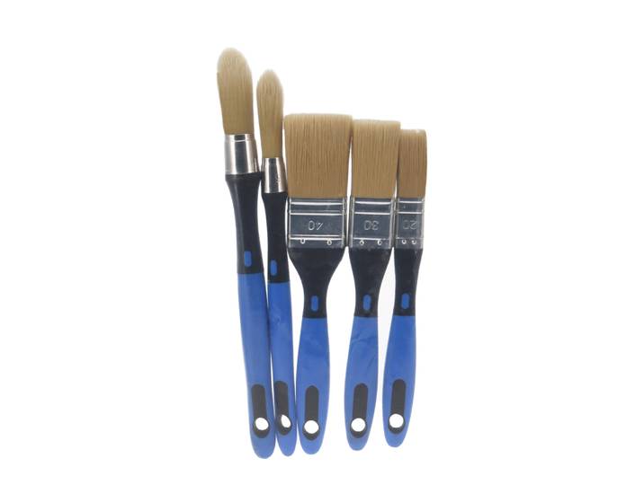 Pinsel Set 5-teilig blau/schwarz