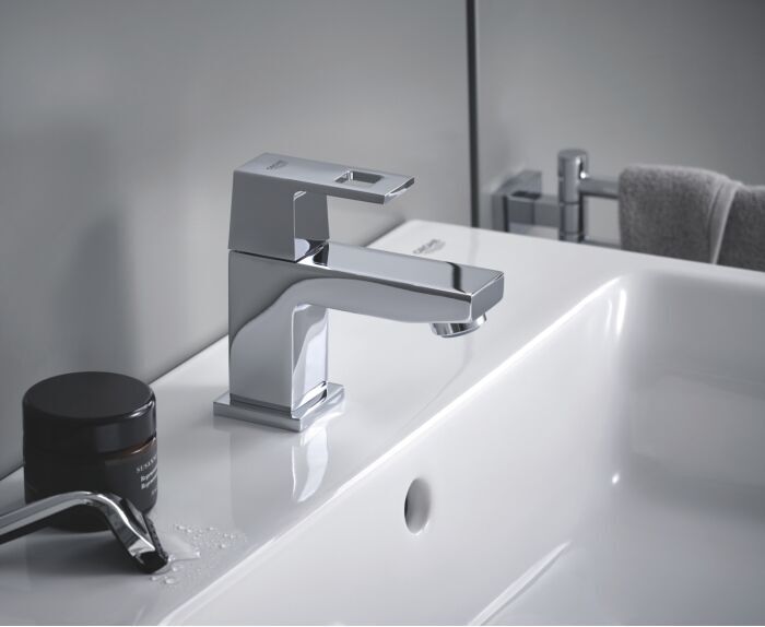 Grohe Standventil Eurocube 23137000 EcoJoy, chrom, nur Kaltwasseranschluss