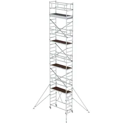 MUNK Klappgerüst 0,75x1,80m Plattform, 9,80m Arbeitshöhe