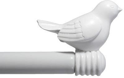 Urbanest Cute Bird Finial Adjustable Decorative Designer Curtain Rod