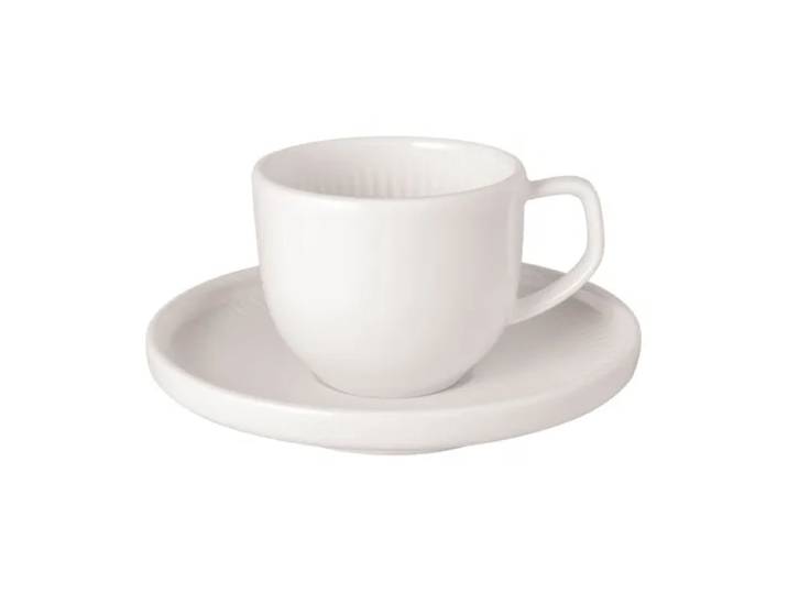 Villeroy & Boch Tasse à expresso Afina 5 cl avec soucoupe White