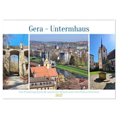 Gera - Untermhaus (Wandkalender 2027 DIN A2 quer), CALVENDO Monatskalender