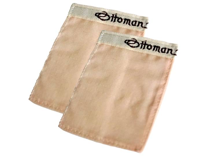 2er-Set Mini Peelinghandschuh aus Seide, pflegendes Körpepeeling für Gesicht und Körper