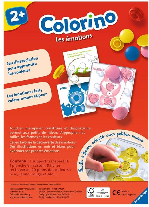 Colorino - Les émotions Ravensburger