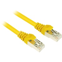 Patchkabel RJ45 Cat.6 SFTP gelb, 50 cm
