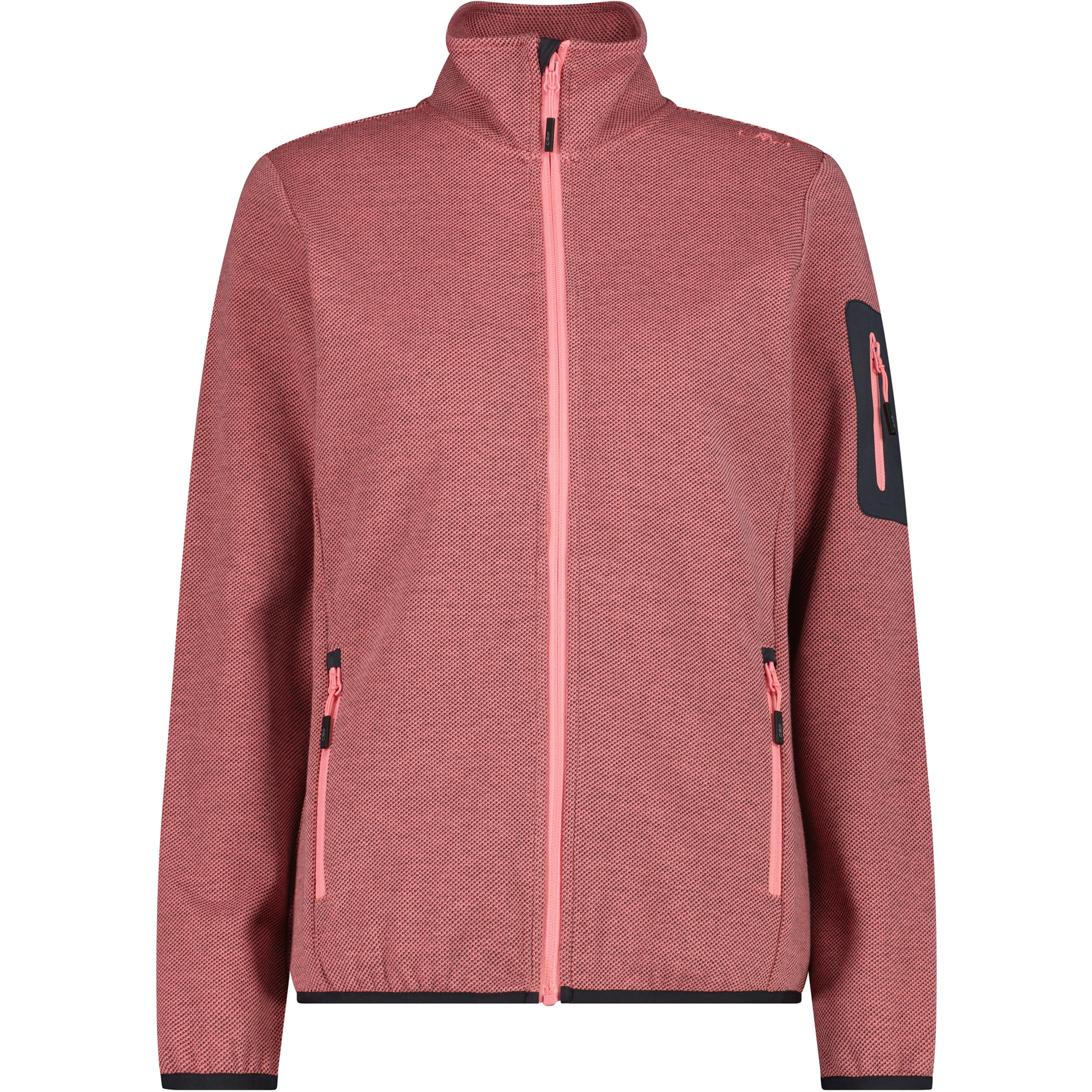 CMP Damen Fleecejacke rosa Größe S Camping Atmungsaktiv