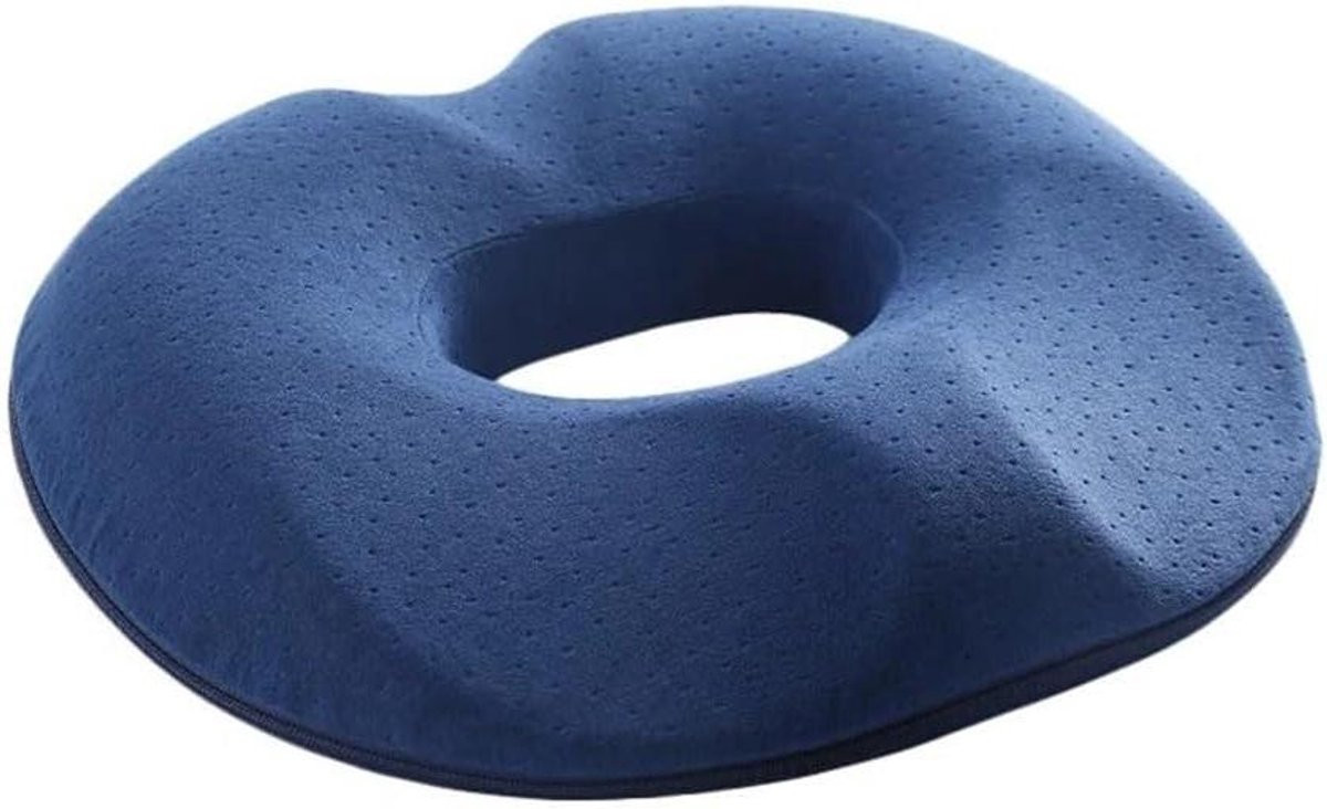 Grijs Stoelkussen met Memory Foam Vulling voor Langdurig Comfort