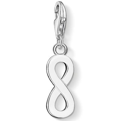 Charm-Einhänger THOMAS SABO "Infinity", silber (silberfarben), Charms, Damen, Silber 925 (recycelt)