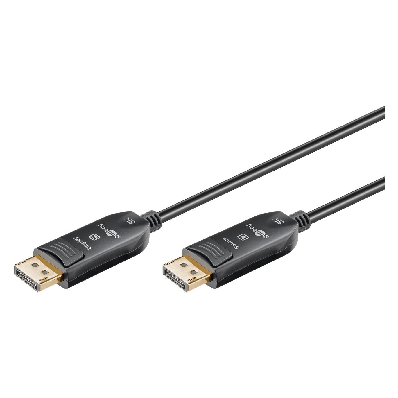 Goobay Optische DisplayPort Hybrid Verbindungskabel 1.4 (50 m) (64869)