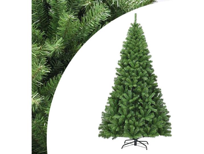 COSTWAY 180cm Künstlicher Weihnachtsbaum Tannenbaum mit 1000 Spitzen PVC Nadeln Metallständer & Klappsystem Christbaum Grün