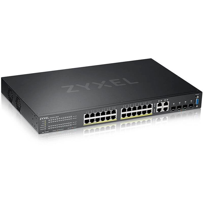ZyXEL Switch 19" 28x GE GS2220-28HP 24Port+4xSFP/Rj45