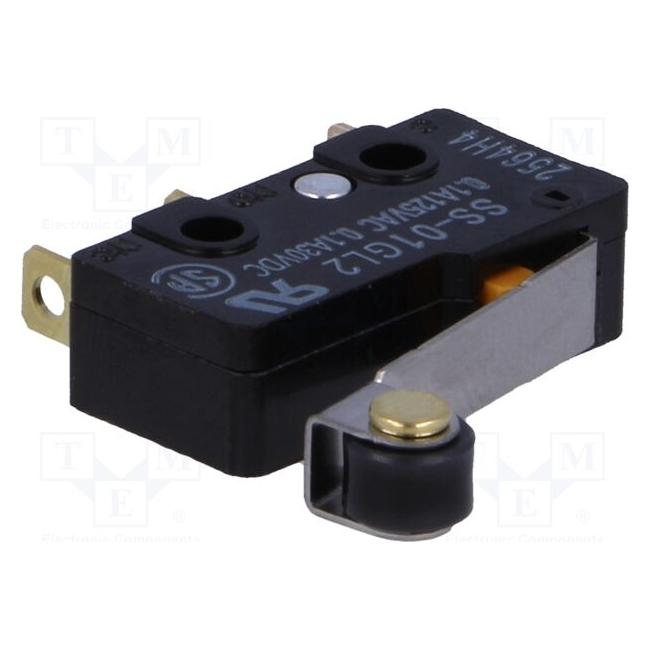 Omron Industrial Automation Mikroschalter SNAP ACTION 0,1A/125VAC 0,1A/30VDC SPDT Pos: 2 (SS-01GL2)