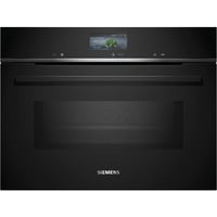 CM776GKB1 IQ700, Backofen schwarz/edelstahl, mit Mikrowellenfunktion, 60 cm, Home Connect