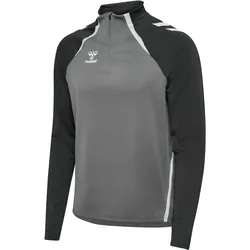 HUMMEL hmlLEAD 2.0 HALF ZIP steel gray/asphalt 2XL