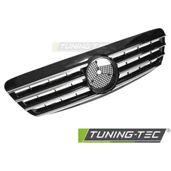 Sportgrill Chrom/Schwarz passend für Mercedes W220 98-02