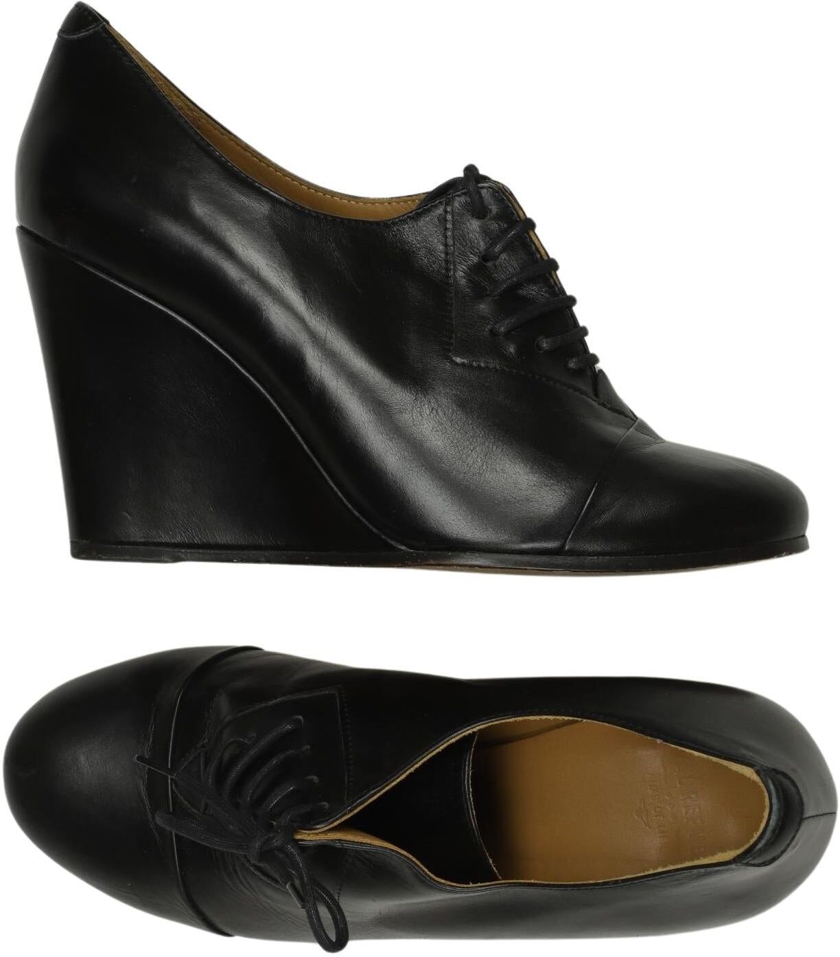 Royal Republiq Damen Halbschuh, Schwarz, Gr. EU 38, Leder - Second Hand