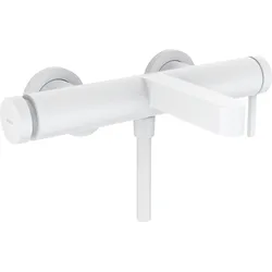 hansgrohe Finoris Einhebel-Wannenarmatur Aufputz, Ausladung 194mm, 76420700, Farbe: weiss matt