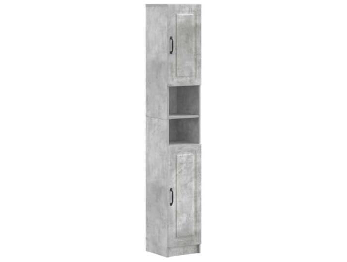 PUGYNBK Utrecht 3-teiliges Badezimmerschrank-Set Behandeltes Holz, wendbare Türen, kompaktes Design, offenes Regal, geschlossene Fächer