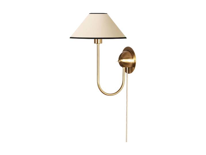 Globen Lighting Applique Iris Crème-noir