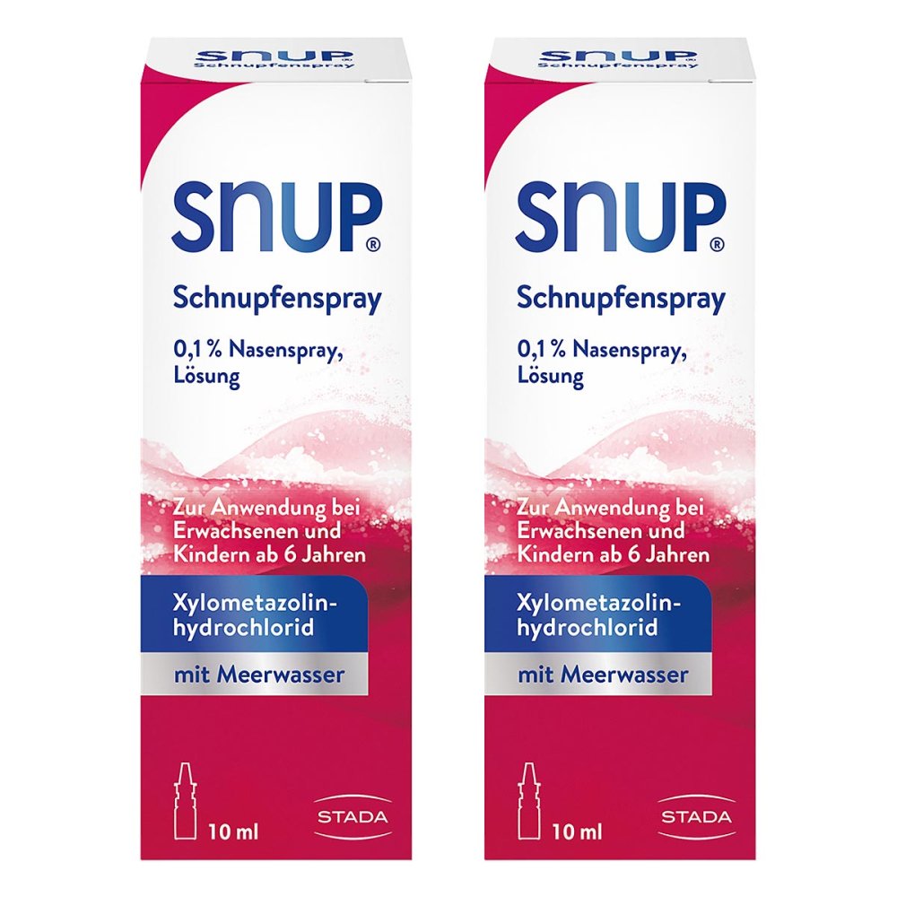 STADA Consumer Health Deutschland GmbH SNUP Schnupfenspray 0,1% Nasenspray mit Meerwasser und Xylometaz 08100931