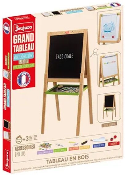 Grand Tableau multifonctions en bois avec fonction Dessin - Jeujura