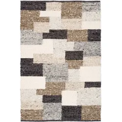 Paulig Teppiche Webteppich Salsa Swing PW 170 x 240 cm Schurwolle Beige Natur