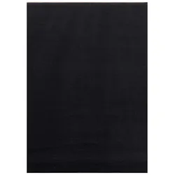 CarpetSale24 Teppich Wohnzimmer Einfarbig Schwarz 200x290 cm - Waschbar Rutschfest Kurzflor Extra Weich für Wohnzimmer Schlafzimmer Jugendzimmer