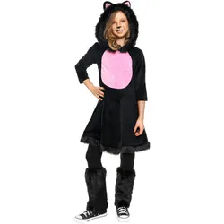 Maskworld Katze Kostüm für Kinder - für Fasching Karneval (110, 116)