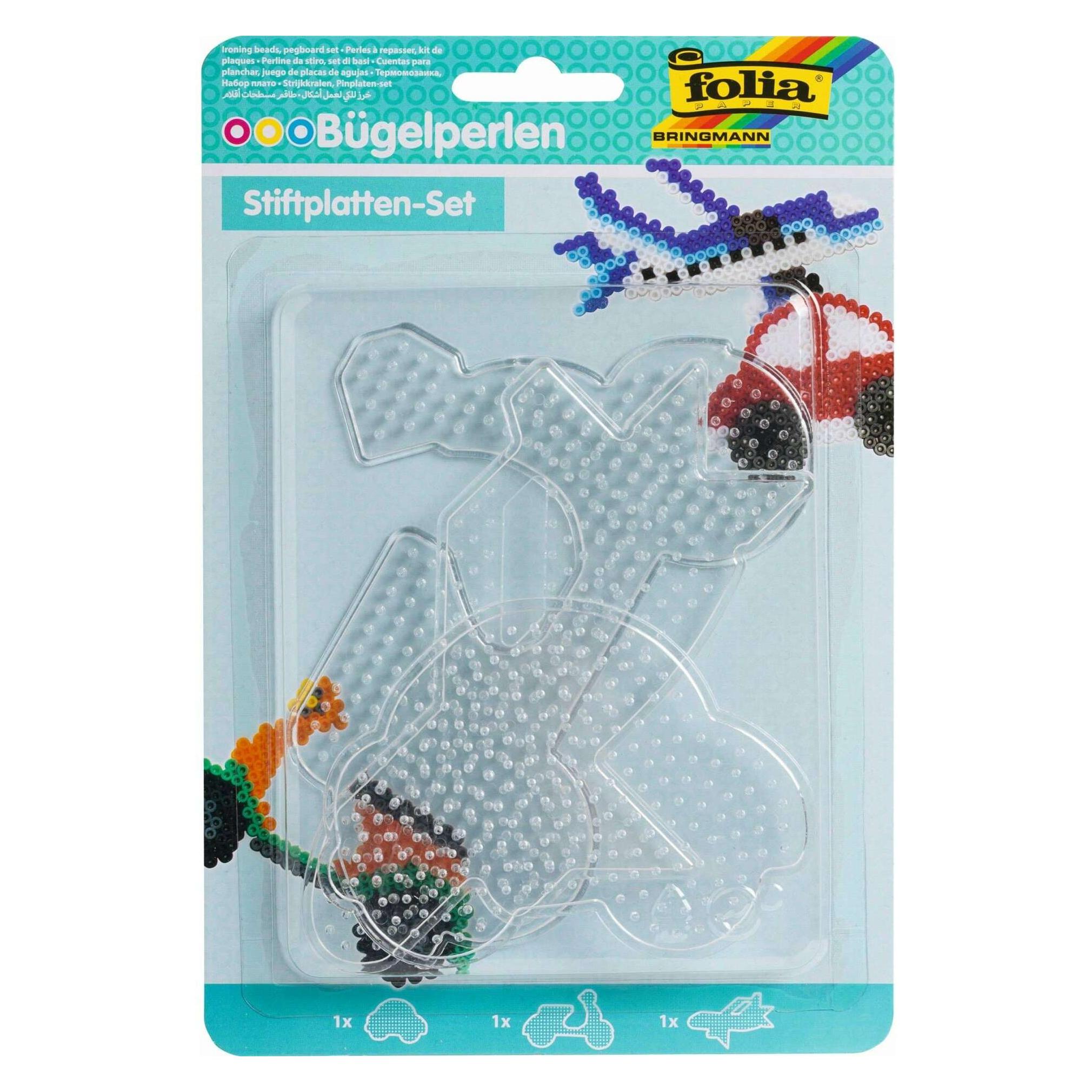 Folia Bügelperlen Platten Stiftplatten-Set (73213)