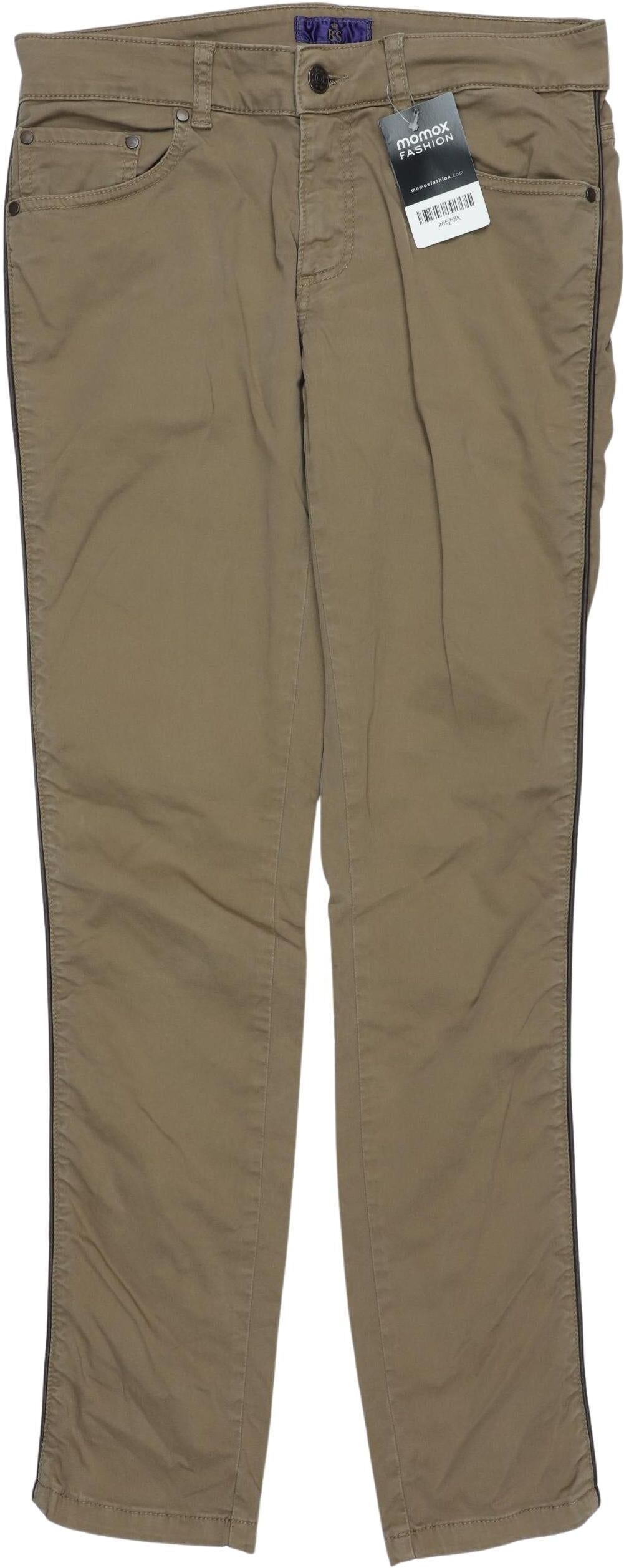 Brigitte von Schönfels Damen Stoffhose, Beige, Gr. EU 36, Baumwolle / Elasthan - Second Hand