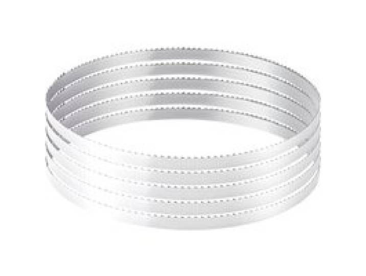 VEVOR Bandsägeblatt, 2780x16x0,5 mm, 4 ZpZ, mit 18 HRC gehärteten, scharfen Zähnen, SK5 hochfester Kohlenstoffstahl, 16 mm Breite, Ersatz für gängige Holzbearbeitungs-Bandsägen, 1 Set