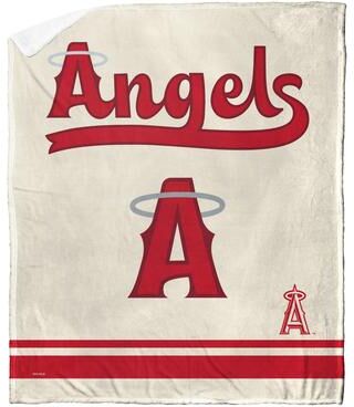 MLB City Connect Los Angeles Angels Silk Touch Sherpa Throw Blanket