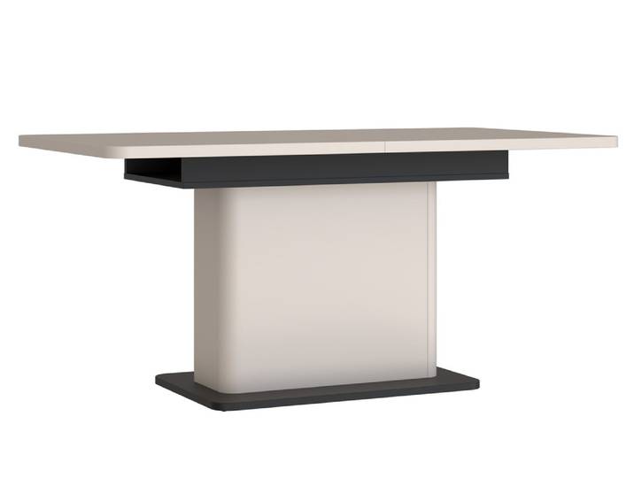 Table de repas extensible Vodol Sable/noir - Basika