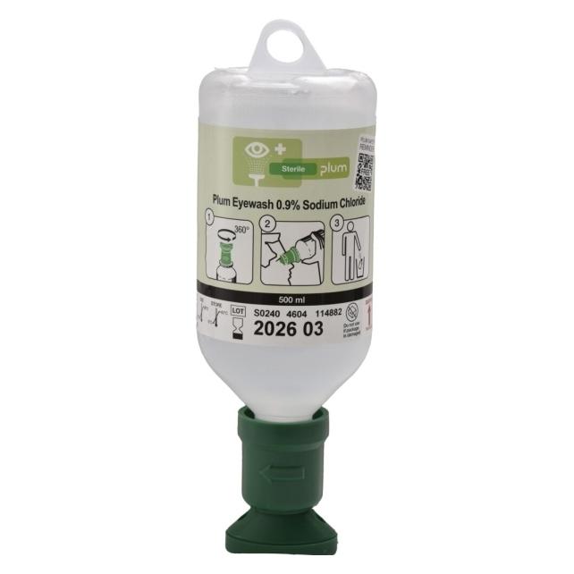 Plum Augenspülflasche, 500 ml (Erste Hilfe Set Zubehör) (6874)