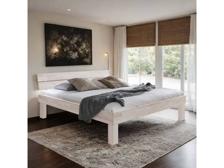 Bett Madrid Komfort Buche Massivholz 90x200cm