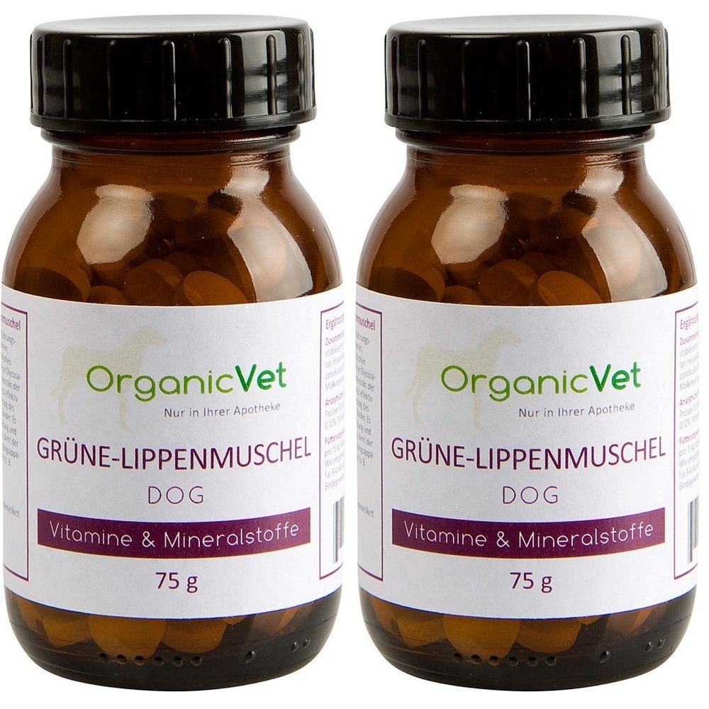 Grüne Lippenmuschel Tabletten f.Hunde 2x 2x75 g